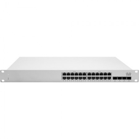 Meraki Switches CISCO MS225-24P-HW Meraki MS225-24P L2 Stck Cld-Mngd 24x GigE 370W PoE Switch